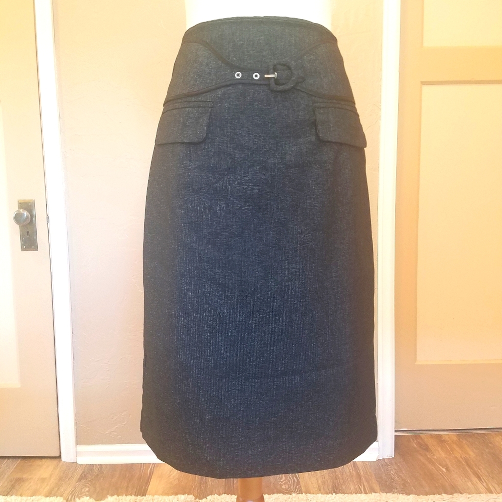 Worthington Black Pencil Skirt With Belt